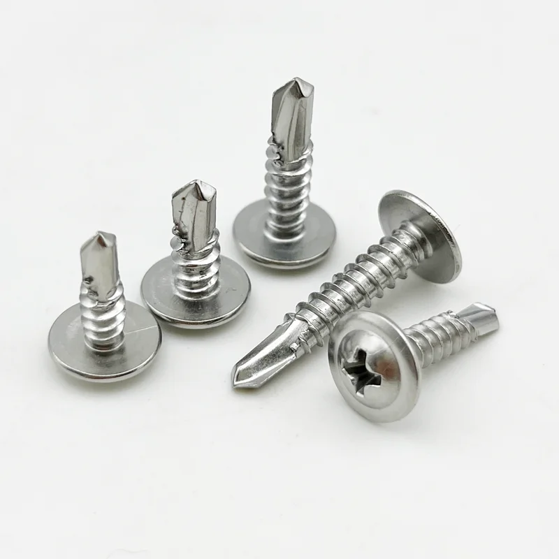 Gewindes ch neids ch raube 200 stücke m 4,2 m 4,8 Unter leg scheiben kopf selbst bohren der Gewindes ch neids ch rauben satz Hardiflex schraube aus Edelstahl für Blech – Detail 6