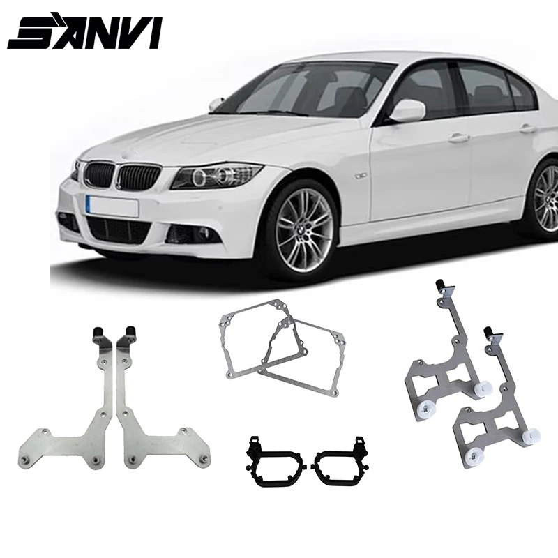 SANVI AFS NON-AFS Headlight Framework for BMW E70 E71  E90 E91 E92 E93 E84  F10 F25 F30 F35  X1 X3 X4 X5 X6 Car Light Upgrade