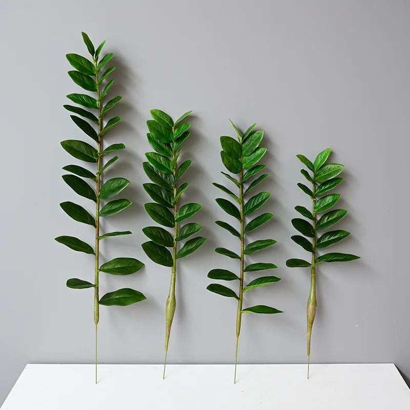 51in Fake Plant Large Artificial Ficus Plants Branches Plastic Fake Leafs Green Banyan Tree For Home Bedroom Garden Shop Decor