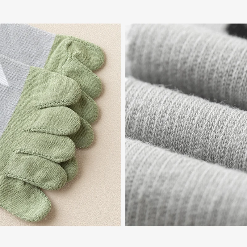 Professional Sport 5 Toe Socks Breathable Sweat-Absorbing Compression Cycling Socks Anti-Odor Quick Dry Running Toe Socks