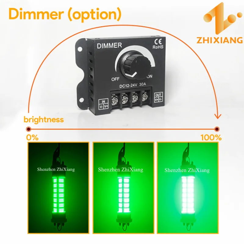 Imagem -05 - Nova Luz de Pesca Subaquática ao ar Livre 400w 12v Led Luzes Led de Pesca Subaquática em Água Salgada 2024