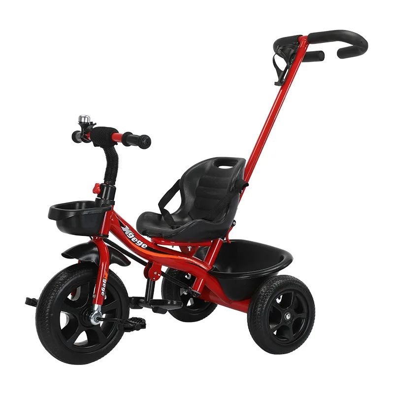 Metal Children Tricycle Baby Light Bicycle Multi-function Children Pedal Bicycle Wholesale