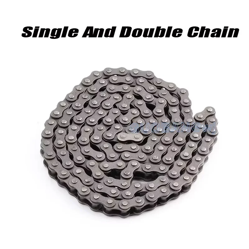 Picture 7: 1PCS 06b, 08b, 1-240 Section Long Transmission Roller Chain Machine Transmission Conveyor Chain, With Single And Double Holes