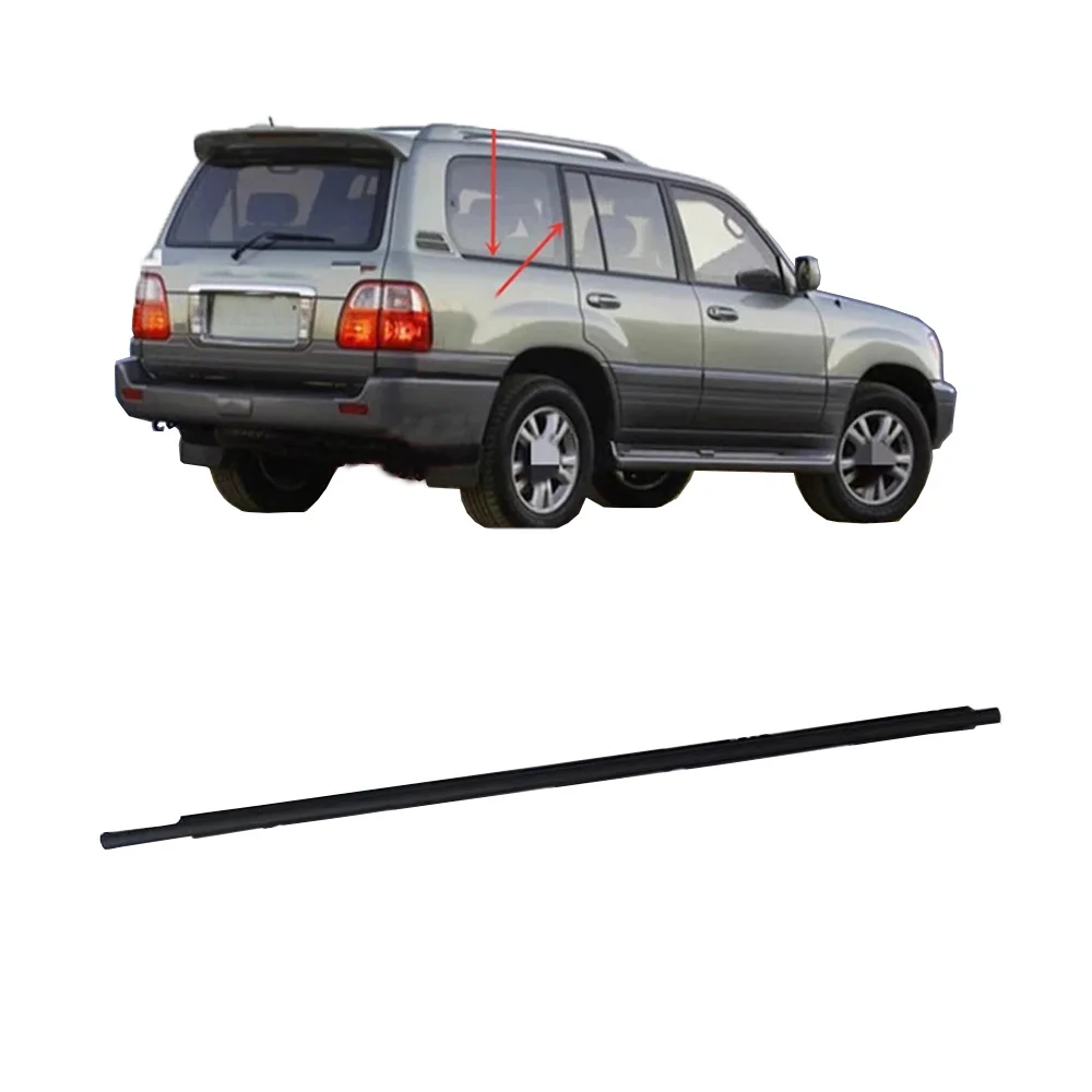 

1 Pcs Black Window Glass Rubber for Land Cruiser LC100 1998-2007 Side or Vertical Weatherstrip for Window Glass Laminate Rubber