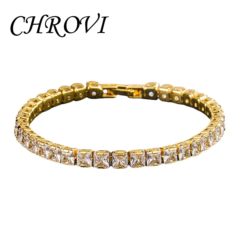Luxury-Style 925 Sterling Silver Exquisite 5MM Golden Bracelet Popular Style Bracelet in Stock