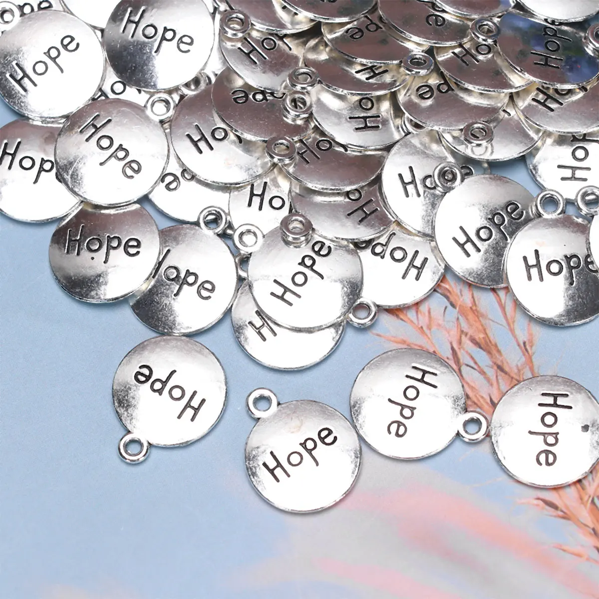 

100pcs Letter Pendant Alloy Beads Single Hole Jewelry Making Charms DIY Metal Set For Necklace Bracelet Craft