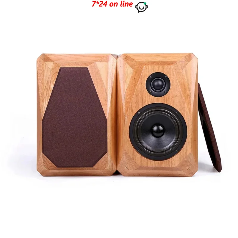 

AVplay A65 6.5-дюймовая Hi-Fi полочная акустическая система с корпусом из массива дерева, серебристым кабелем Ag, специально подходит для ламповых усилителей