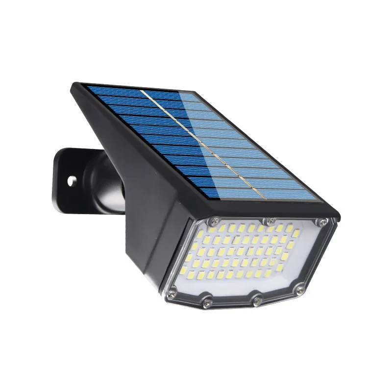 Refletor solar ajustável, IP65 impermeável, luz de parede de paisagem, iluminação exterior, 53LED Lamp, In-Ground, 1 Pc, 2 Pcs, 4Pcs