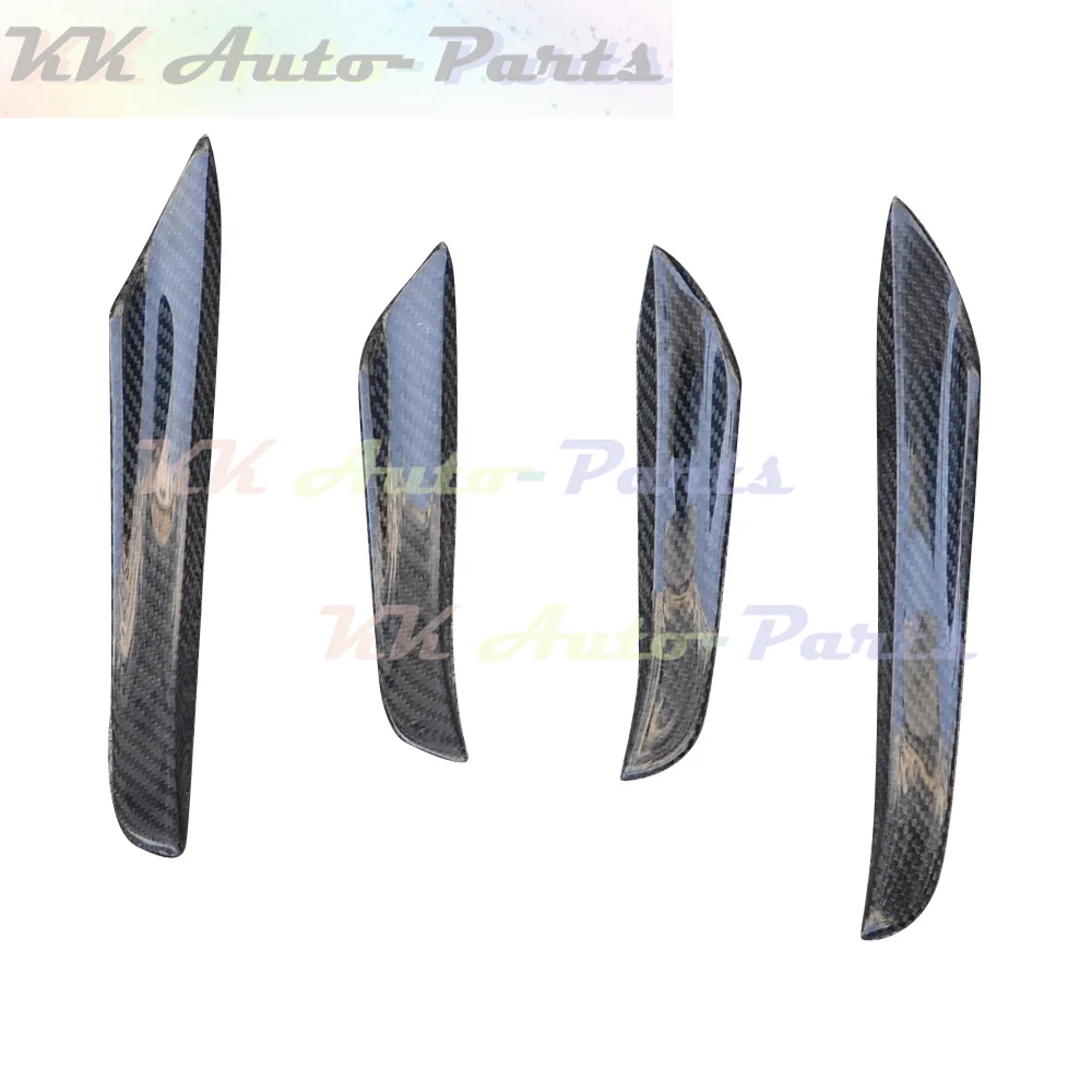 For BMW G20 G21 M SPORT 2020-2022 Carbon Fiber Front Bumper Lip Fins Fender Canards Trims Splitters 4pcs