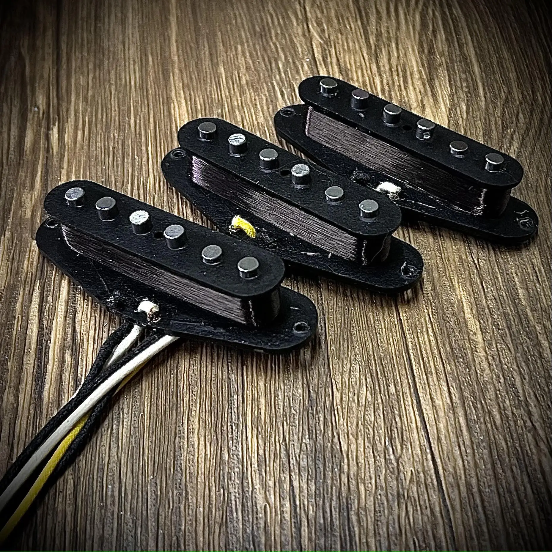 Texas Blues StratStyle Pickup Set, SSS Handwound Alnico 5, Special for Making Blues Rock ST Guitar, Electric Guitar, Hot