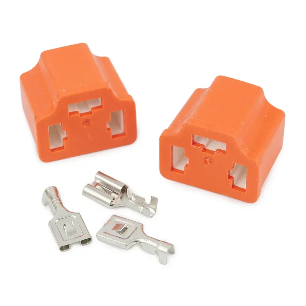 10Pcs 3-pin Plug Lamp Socket For Dodge For Ford Ceramic 9003 H4 Bulb Headlight Waterproof 7.8MM Connector Assembly