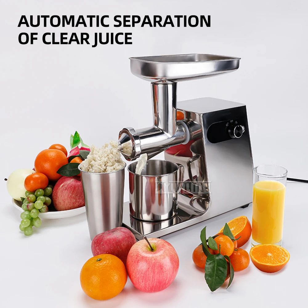 عصارة فواكه وخضروات من الفولاذ المقاوم للصدأ، عصارة باردة مدمجة، تورشيو بريسا لكل Uva