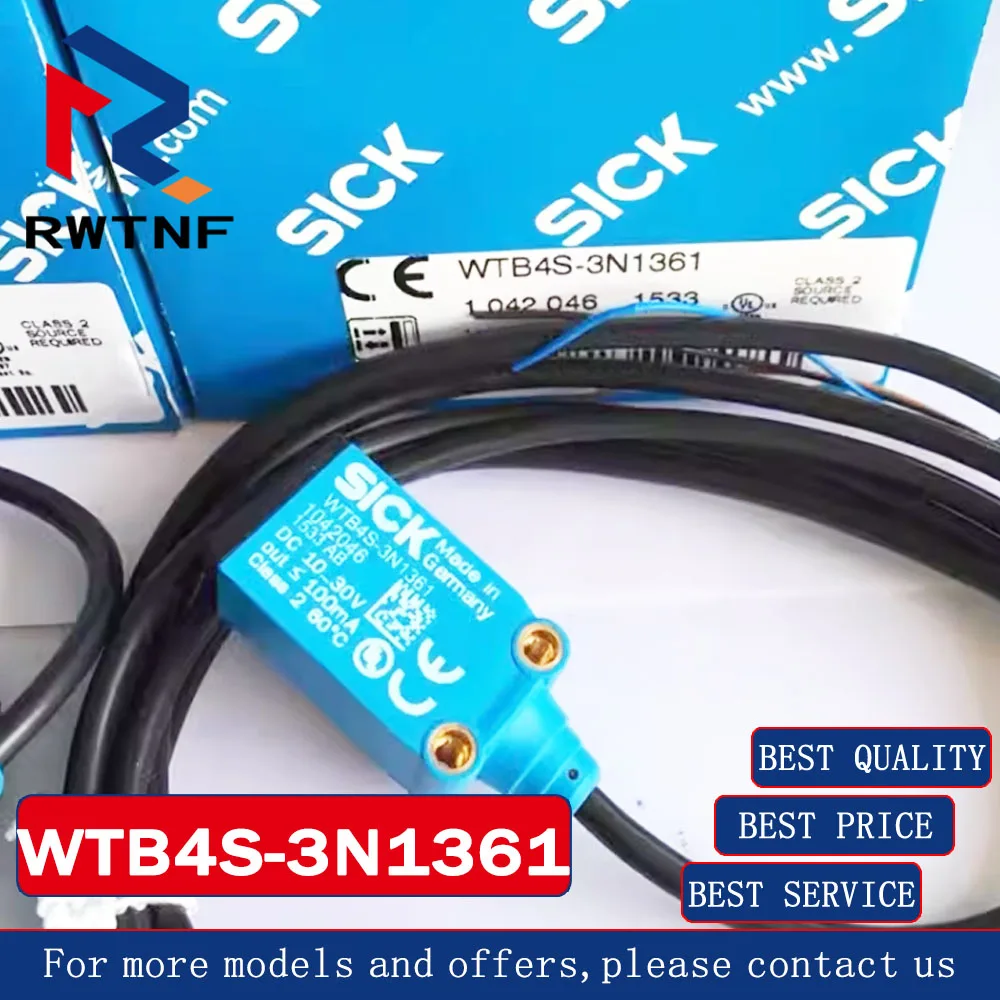 العلامة التجارية الجديدة حقيقية WTB4S-3N1361 مستشعر التبديل الكهروضوئي المريض ، 100% مخزون المستودعات الأصلي