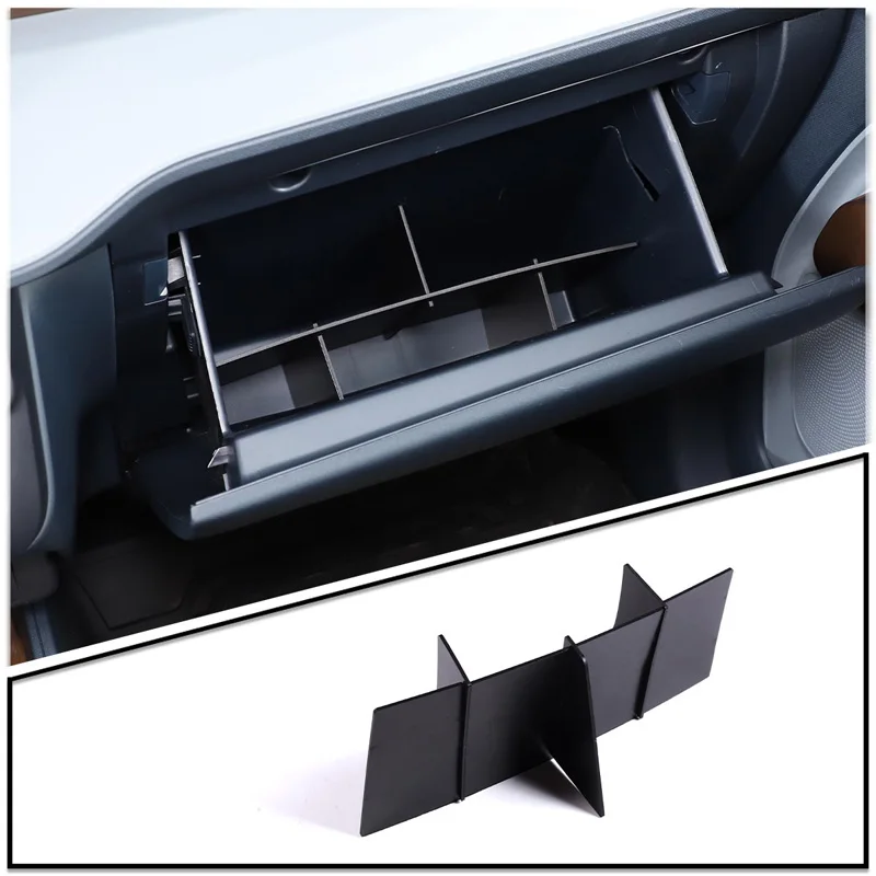 

Glove Box Organizer Dividers Insert Box ABS Storage Glove Compartment For Ford Maverick 2022 2023 Organizer Tray Accessories