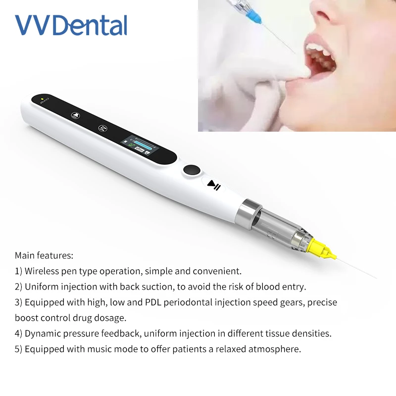 Dental Anesthesia Injector Digital Painless Electric Wireless Local Anesthesia with LCD Display Dental Lab Clinical Products