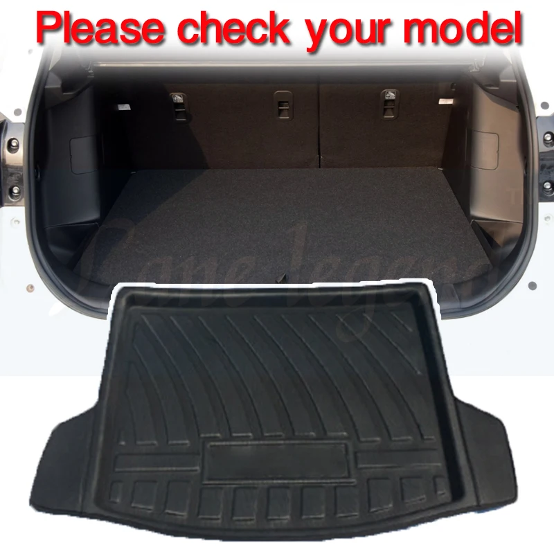 Rear Trunk Mat For Suzuki NEW SX4 S-Cross Crossover 2013 2014 2015 2016~2022 Cargo Floor Boot Liner Tray Carpet Protector Pad