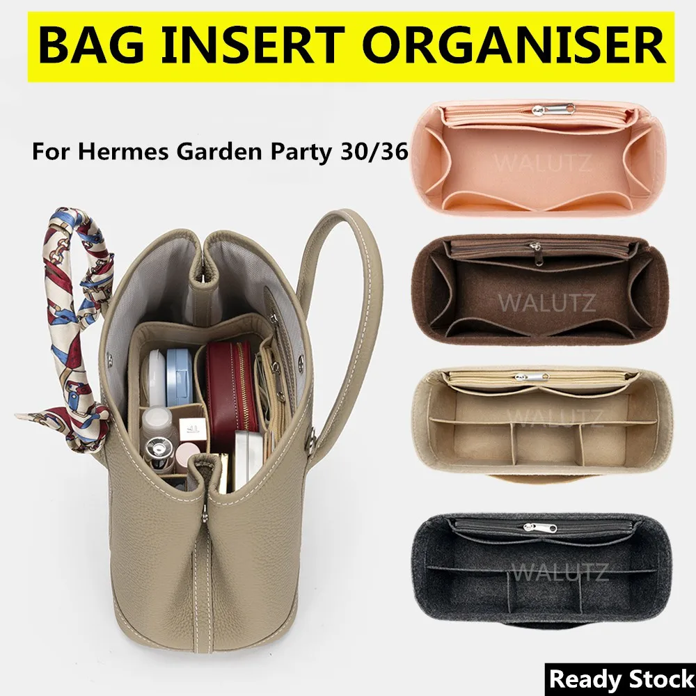 Bolsa interior organizadora para Hermes, compartimento Protector moldeador, divisor para fiesta en el jardín, 30, 36