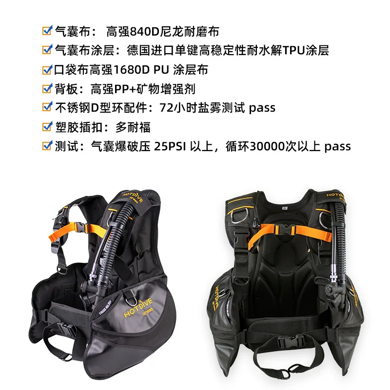 Buoyancy Controller BCD Backflight Equipment