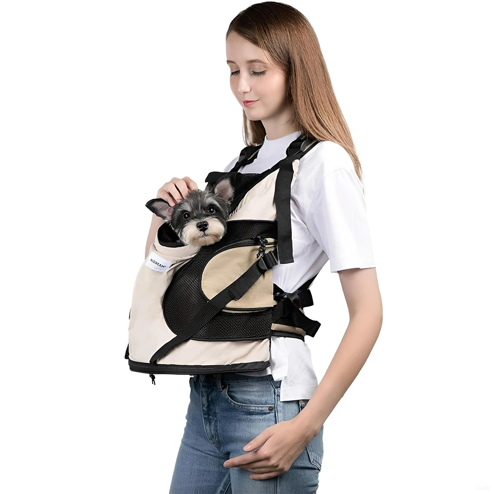 

Dog Carriers for Small Dogs,Dog Backpack for Travel,Comfortable Dog Front Carrier Suitable for Dogs 8-18 pounds Machine Washable