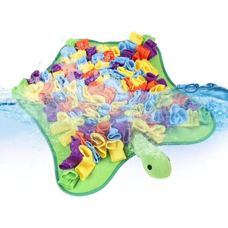 

Dog Foraging Mat Interactive Foraging Mat For Dogs Turtle Shape Pet Enrichment Toy Slow Feeding Pad Food Puzzle Mental