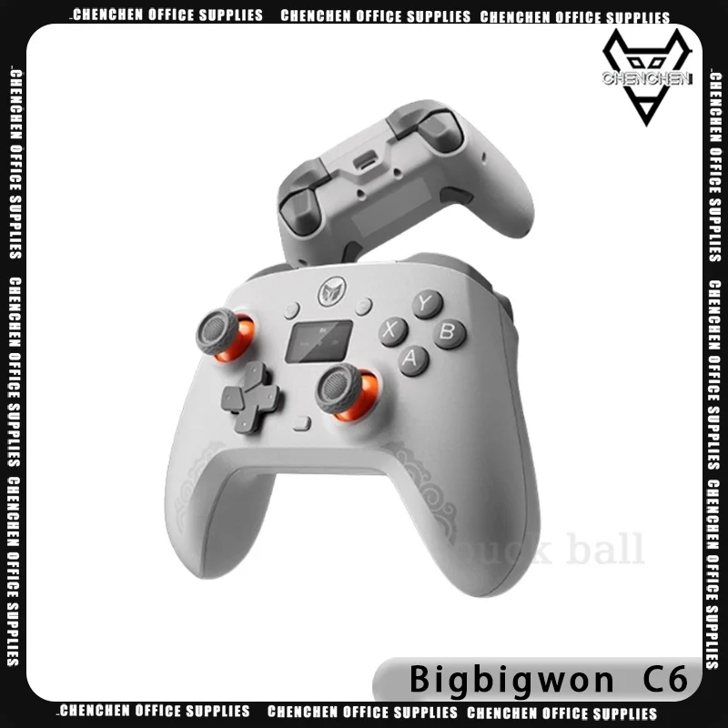 Bigbigwon Lingyun C6 Wireless Game Controller Dual Hall Bluetooth Switch Controller Pc Esports Game Accessories Customized Gifts