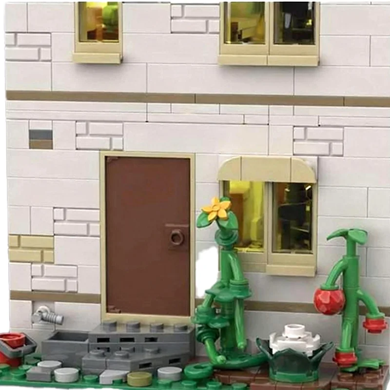 2081 PCS City Engineering House MOC Customize Modular Building Block Popular Kids Design Creative Design DIY Assembly Toy Gift