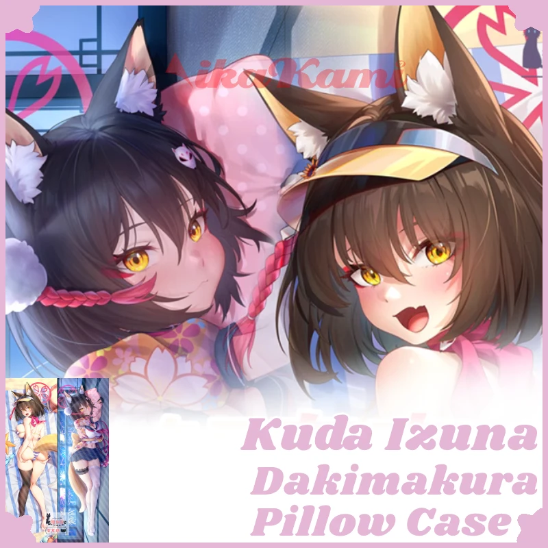 Kuda Izuna Dakimakura Blue Archive Pillowcase Full Body Hugging Sexy Pillow Case Otaku Cushion Cover Home Bedding Decor Gift