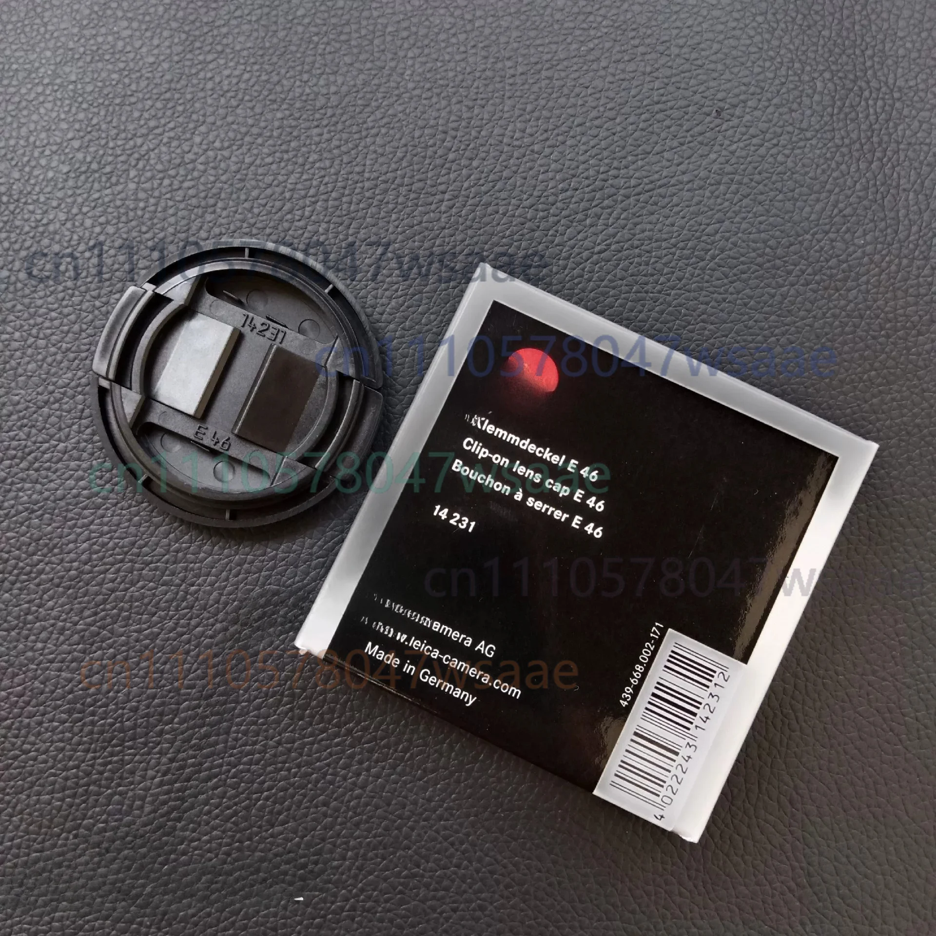 Genuine for Leica E46 Lens Cap Part#14287 46mm Snap-on Front Cover Fit M Series E46 Filter Thread M50 Lens Dust Protection Cap