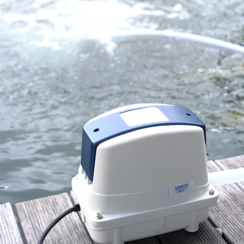 High Quality 30W-60W 220-240V Aluminium Alloy Motor Outdoor Fish Pond Electromagnetic Vibration Air Pump CXP Series Pump