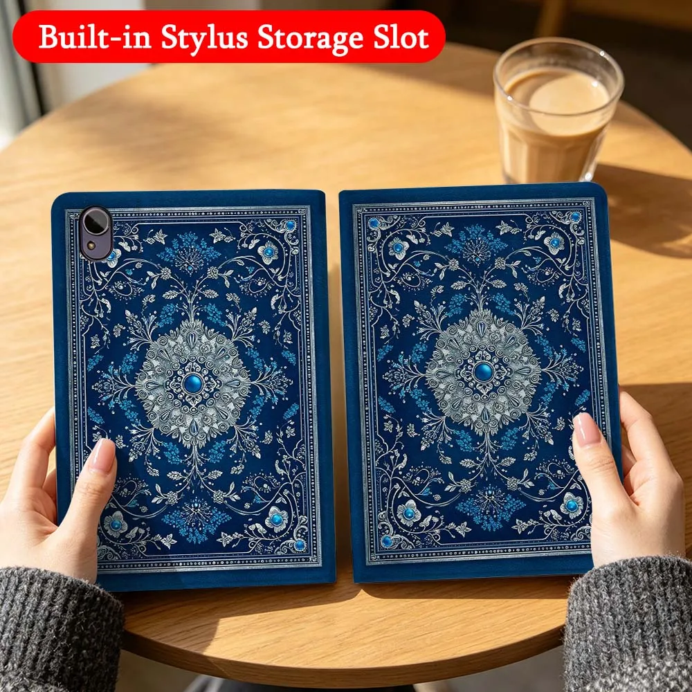 

Vintage Persian carpet For Huawei Matepad M6 10.8 11 11.5S Pro Air SE Honor Tab 8 9 10 V9 X8 X9 X10 Magic Pad GT 2 3 Tablet Case