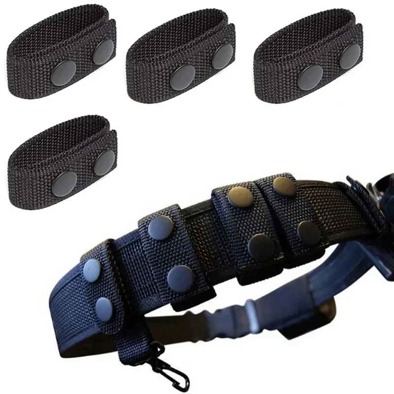 1PC Tactical Belt Buckle Heavy Duty Belt Keeper Portable Webbing Strap Military Belt Fixed Equipment Outdoor Sports Accessories