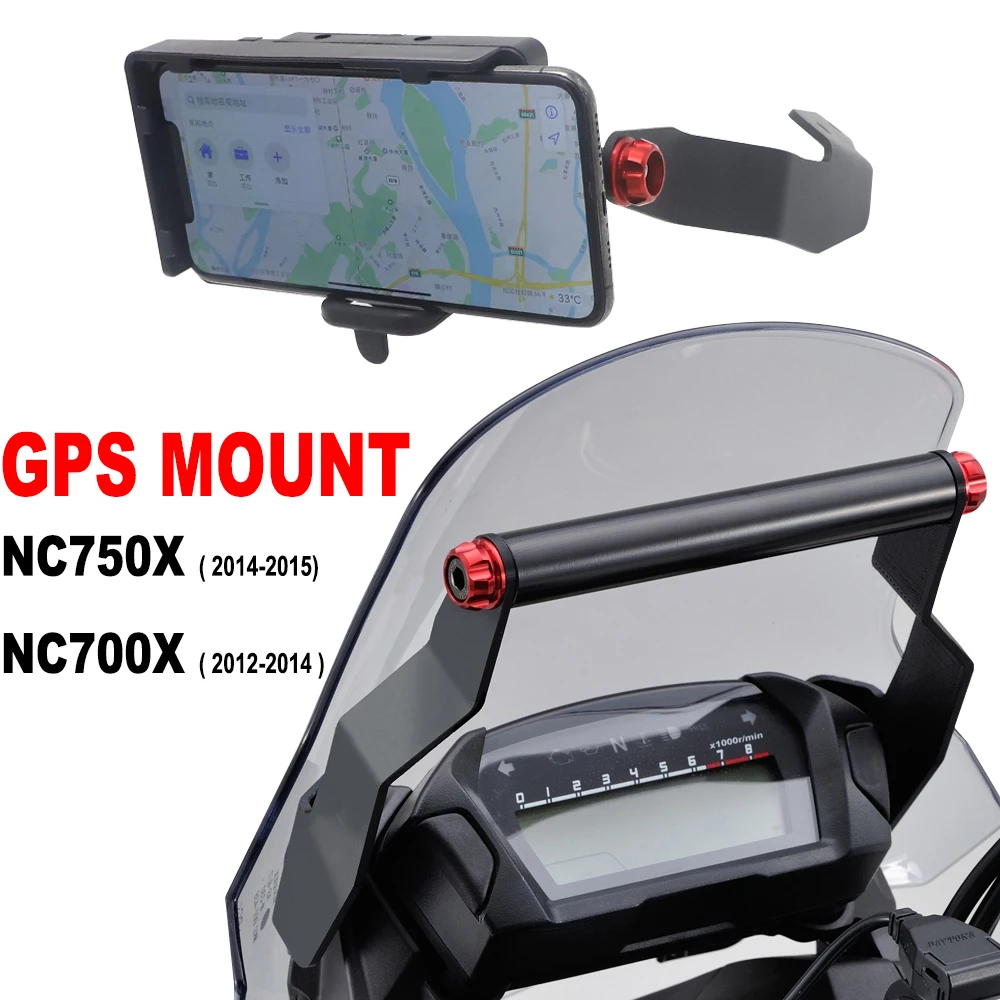 Motorcycle GPS Mount Mounting Adapter Holder Bracket For HONDA NC 700 X NC700X 2012-2013 NC750X NC 750 X 2014-2015