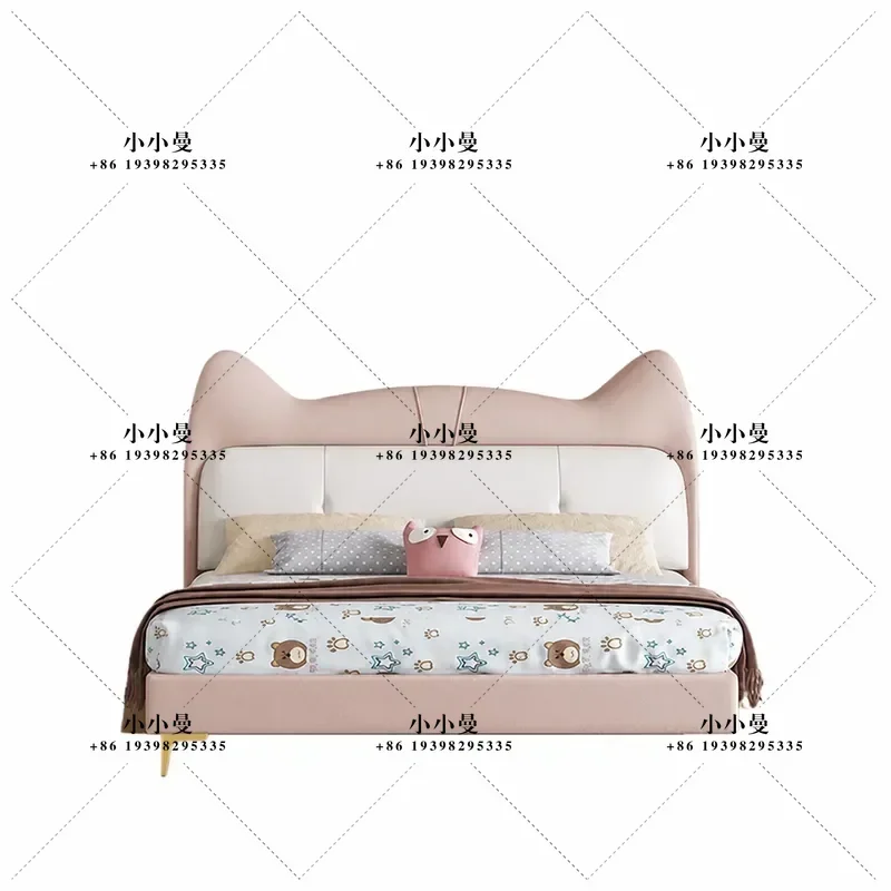 Modern Minimalist Tech Cloth Bed Frame Nordic Light Luxury Princess Style 1.5m Double Bedstead for Bedroom Furniture