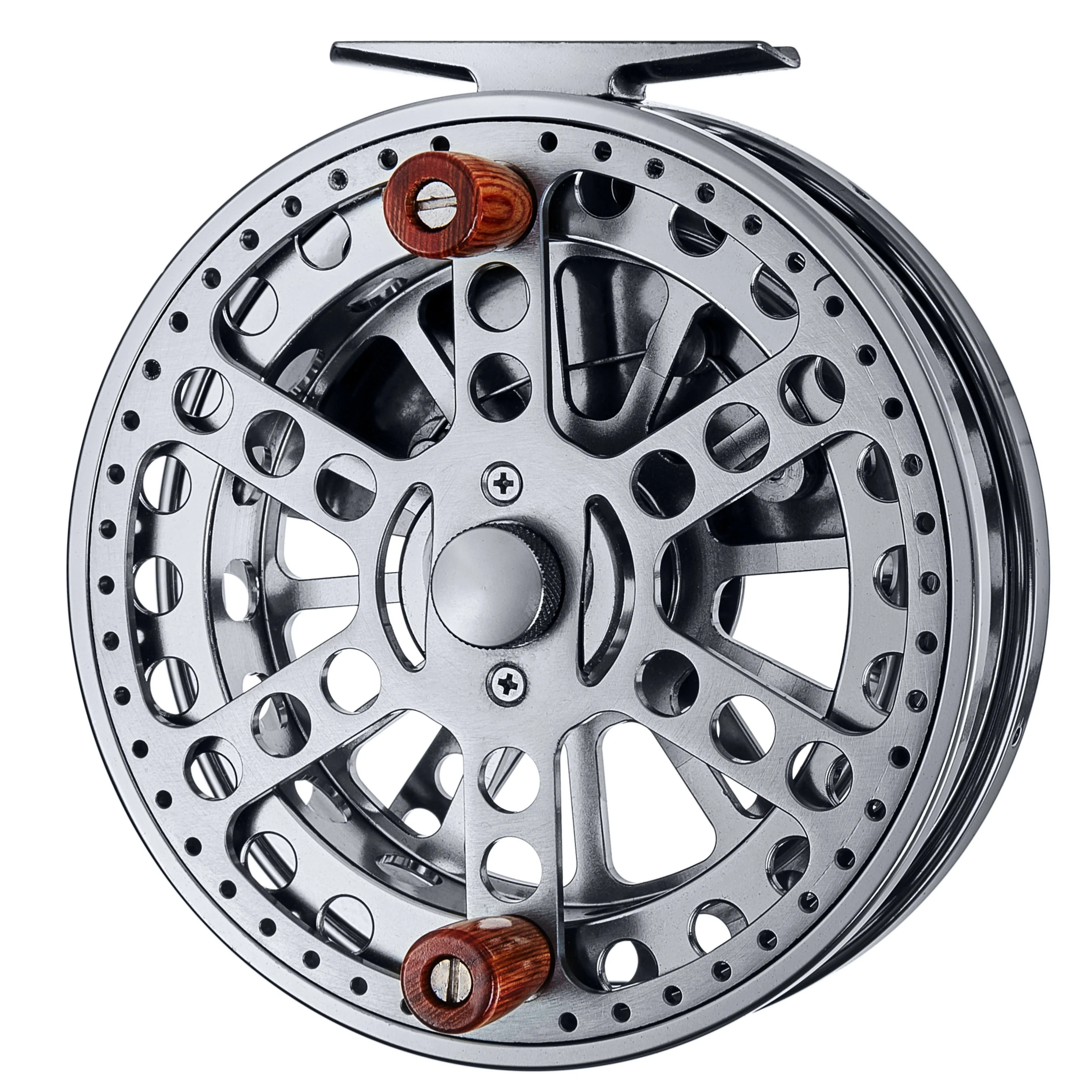 CNC MACHINED ALUMINUM CENTER PIN CENTREPIN FLOATING REEL 120MM 4 3/4 INCH ANGLERS STEELHEAD SALMON TROTTING FISHING