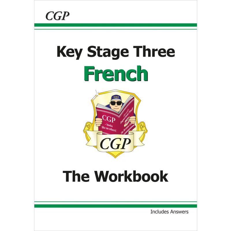 

KS3 French Workbook With Answers CGP Books Coordination Group Publications 9781841468396 Book