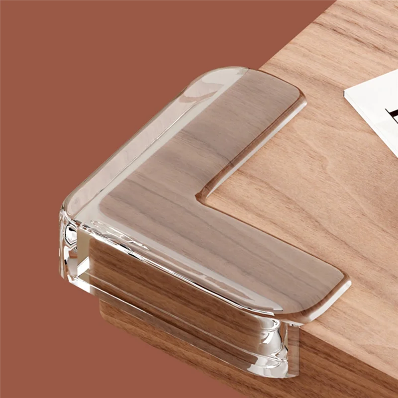 L-Shaped Anti-Collision Protective Cover Soft Desk Edge Protective Cover Anti-Collision Protective Cover-[Qahk]