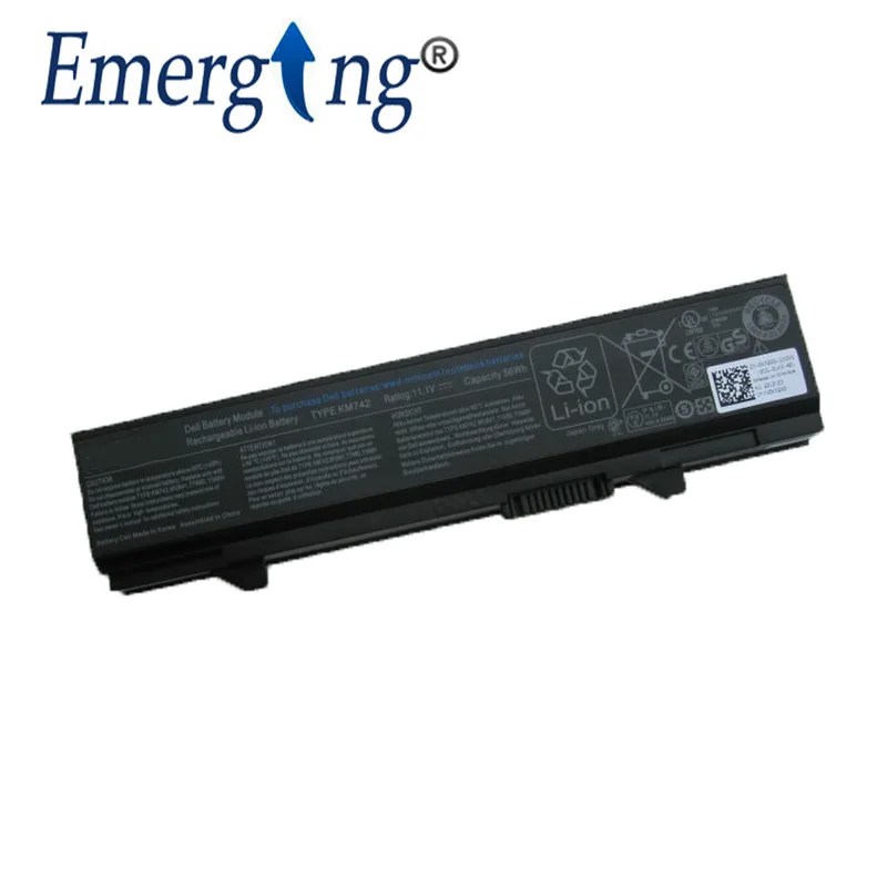 11.1V 56WH ใหม่แบตเตอรี่แล็ปท็อปสำหรับ Dell Latitude E5400 E5410 E5500 E5510 KM742 KM769 RM656 T749D