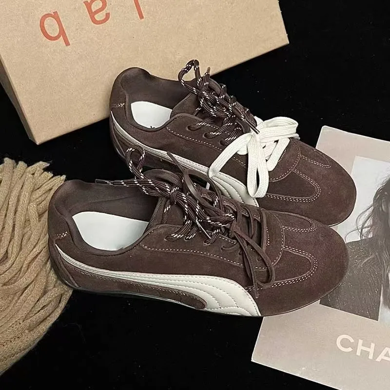 

Women Flat Casual Shoes 2025 Autumn Comfortable Anti Slip Outdoor Casual Sports Shoes Soft Sole Retro Fashion Forrest Gump Shoes