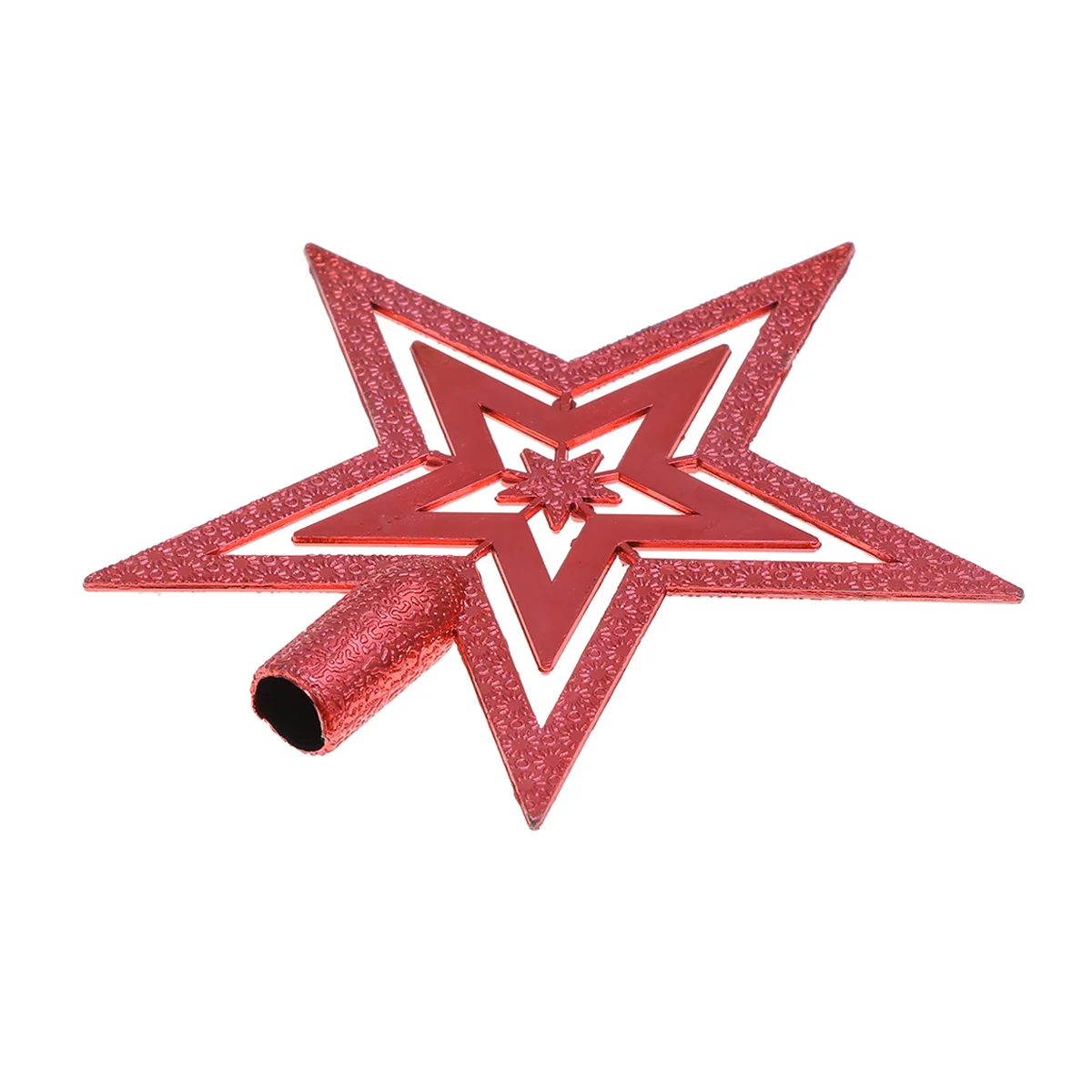 

10 Cm Christmas Tree Topper Star Treetop Outdoor Decor Large Ornaments Pentagram