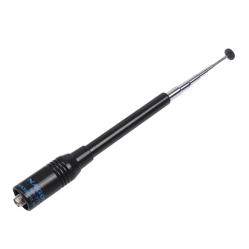 NA-773 nueva antena telescópica de mano SMA-F UHF + VHF para BAOFENG UV-5R/82/B5/B6 888S accesorios de equipos de comunicación