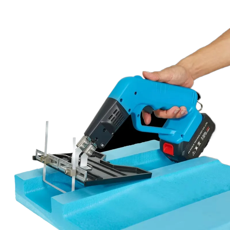 

Factory Price 150W Battery Hot Foam Knife Cutter with Grooving