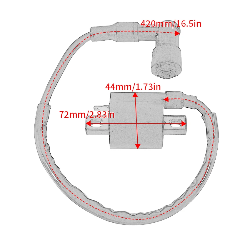 Motorrad Zubehör Starten Motor Zündspule Für Suzuki FB100/FB100D/ATV LT125/ATV LT250R QuadRacer 250 OEM: 34410-09411 – Detail 10
