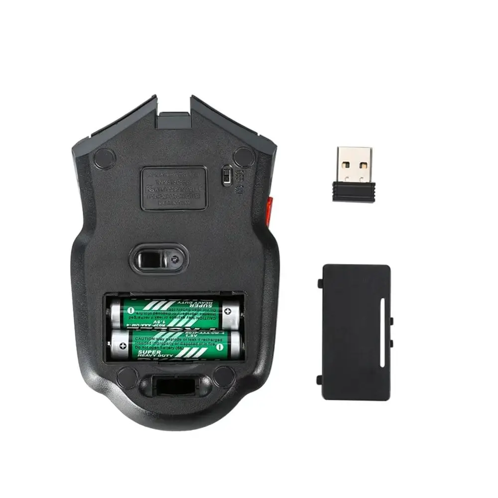 113 Versión de batería Mini2.4 GHz Ratón óptico inalámbrico Ratón portátil Ratón USB inalámbrico Computadora portátil