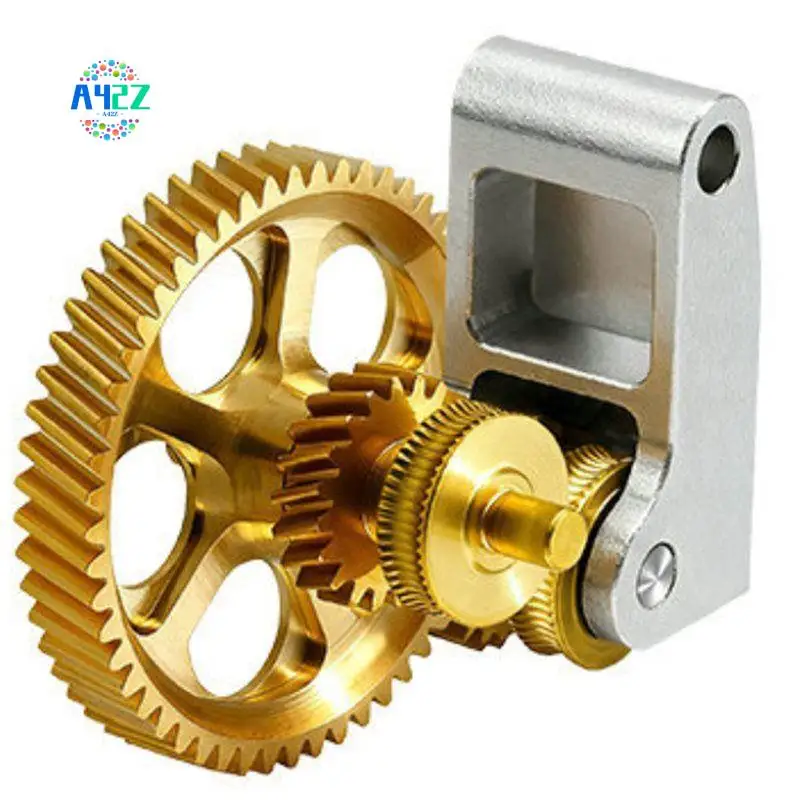 

A42Z-For Bambu Lab X1/P1S Extruder Gear Hardened Steel+Brass Gear DLC Nano-Coated Feed Wheel Kit For Bambu Lab P1S