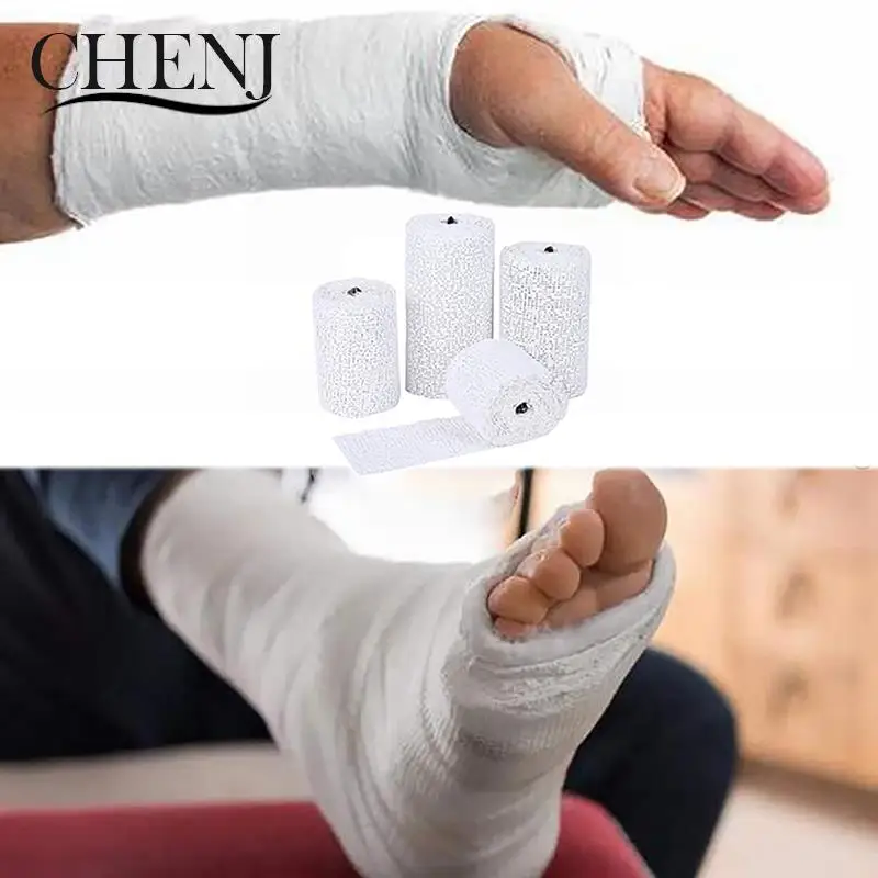 

Plaster Cloth Rolls Bandages Cast Orthopedic Tape Cloth Gauze Emergency Muscle Tape First Aid Protective Bracket Health Tool