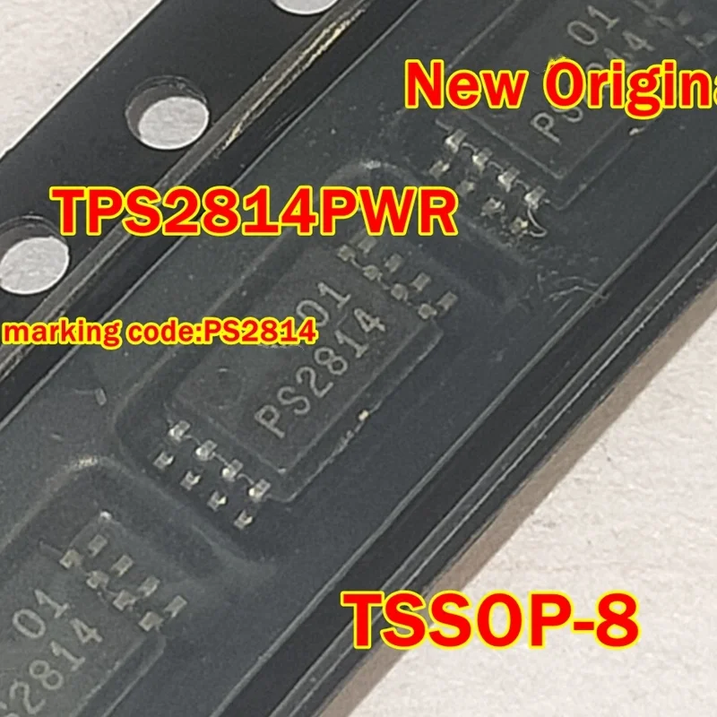 1pcs to 100pcs TPS2814PWR TPS2814PW TSSOP-8 New Original  marking code:PS2814 DUAL HIGH-SPEED MOSFET DRIVERS