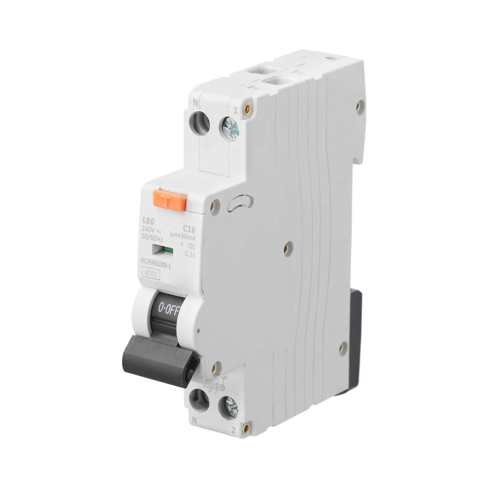 Compact for Circuit Breaker 16 Amp for Circuit Breaker Fast Reaction Time 0. for 1s Flame-Retardant Material Overload Protection