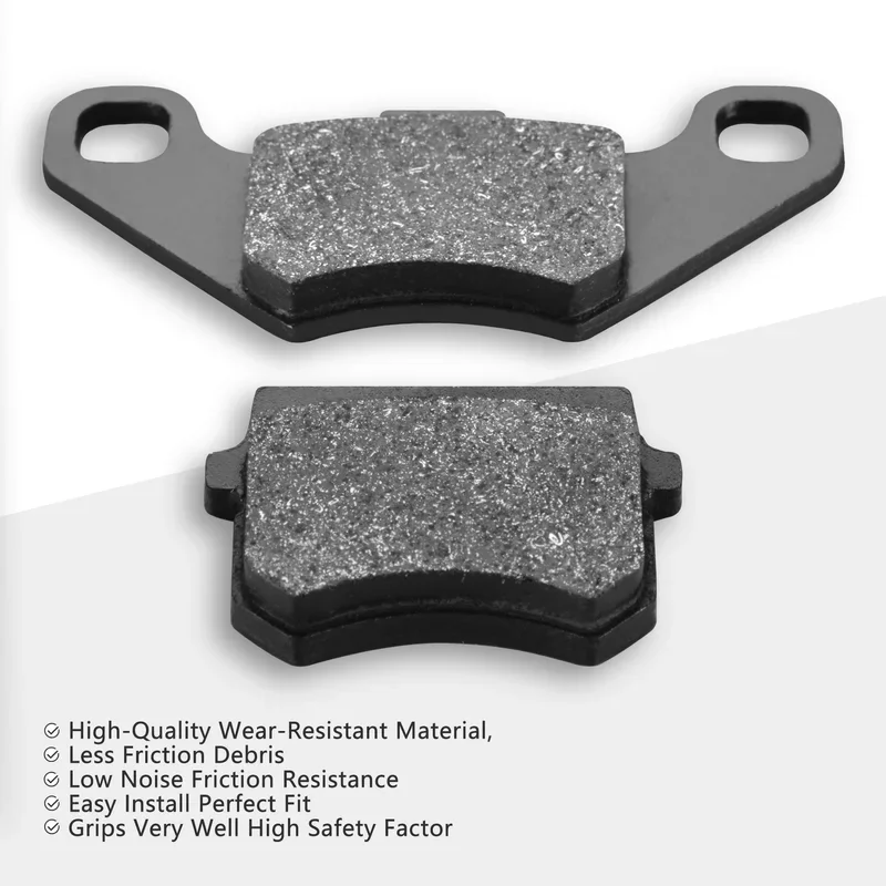 

GOOFIT Universal Rear Disc Brake Pads for 50-125cc Motorcycles, ATVs, Scooters, Go Karts, Quad Bikes, Dune Buggies, 4x4 Vehicles