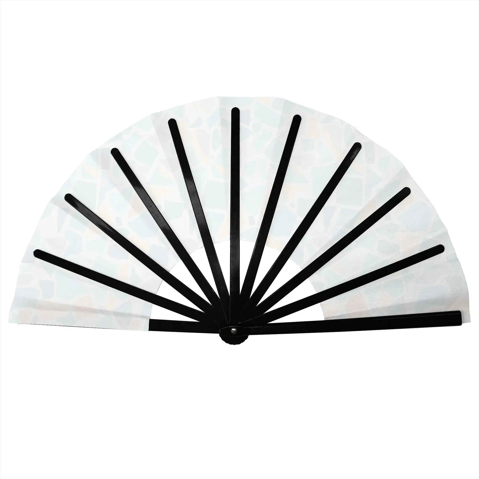 Bohemian Wallpaper Stylish Hand Fan Men  Printed Polyester Fan Aesthetic Costume Prop Folding Fans For Sports Events  Gift