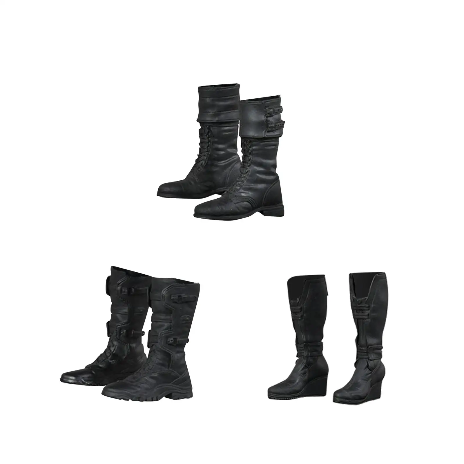 1/6 Scale Leggings Boots Accessories Outfit Casual Dolls Dress up Accessory Cosplay Work Boots for 12inch Figures Accessories